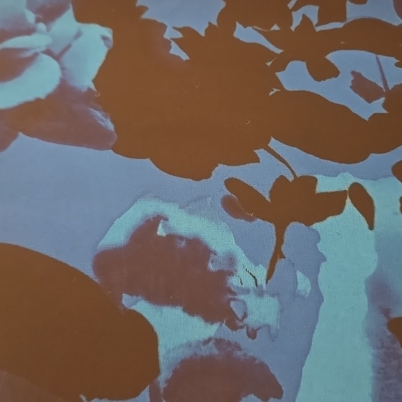 Connected Apparel Blue and Black Asymmetrical Dress - Picture 5 of 5